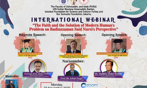 International Webinar: “The Faith and the Solution of Modern Human’s Problem on Badiuzzaman Said Nursi’s Perspective”